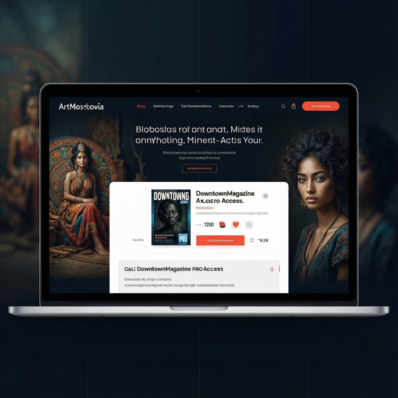 Tds checkout: оформить подписку downtownmagazine Pro и оплатить онлайн-журнал о культуре