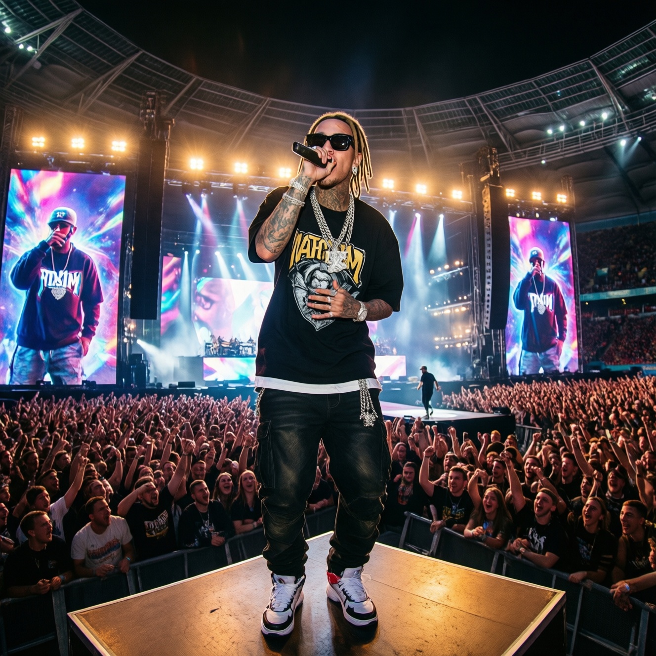 Lil pump в Vk stadium: фоторепортаж с концерта в Москве 22 августа 2026 года